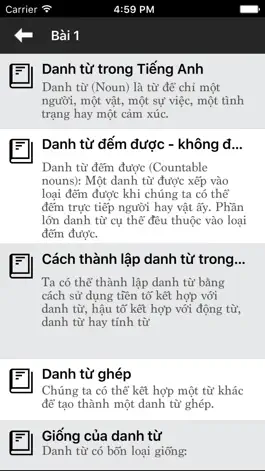 Game screenshot Tóm tắt Ngữ Pháp Tiếng Anh - Cải thiện kỹ năng hack