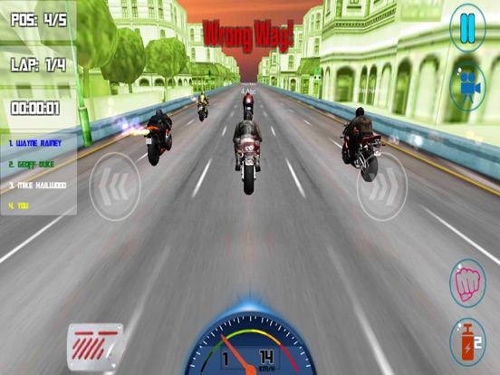 Gangster Moto Racing iPad screenshot