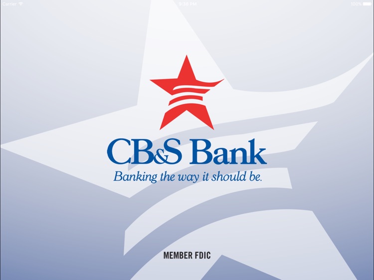 CB&S Bank Mobile for iPad