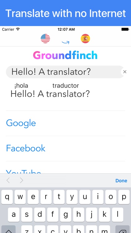 Offline translator Goabird∞