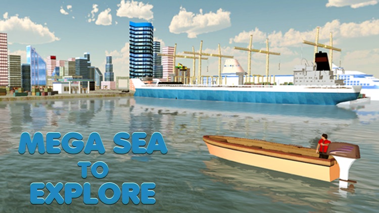 RC Motor Boat Simulator -Real 3D Mega Ship driving screenshot-3