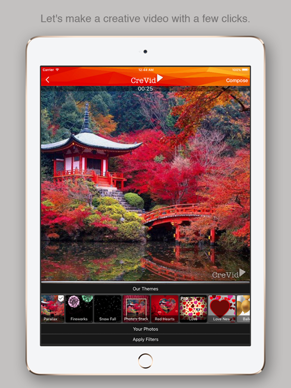 Screenshot #5 pour Photos & Video Slideshow Maker