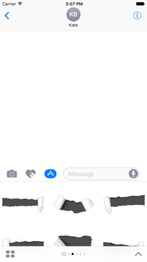 Message Holes