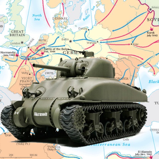 World War II - Tanks Match Three iOS App