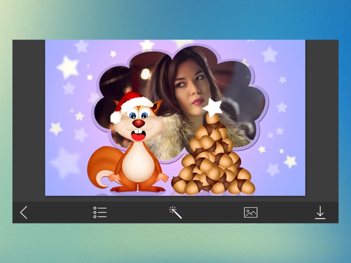 Xmas Santa Photo Frames - Filter and Frames