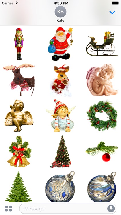 Christmas Ornaments • 70 stickers for iMessage