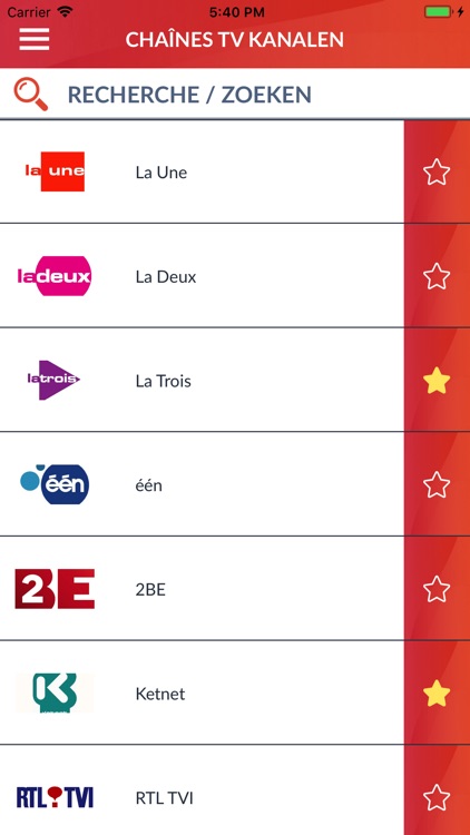 Programmes TV Belgique live BE