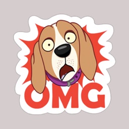 Mr Dog Sticker