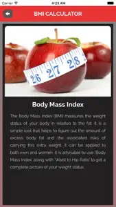 Bmi Calculator (Body Fat Percentage) screenshot #1 for iPhone