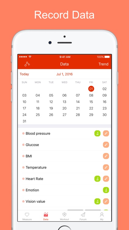 iCare Health Monitor Pro measuring blood pressure