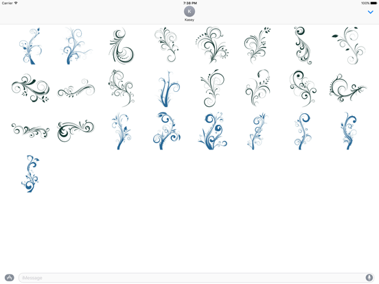 Screenshot #4 pour Autocollants floraux