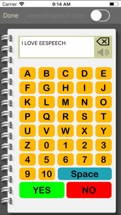 Screenshot #3 pour EESpeech Basic - AAC