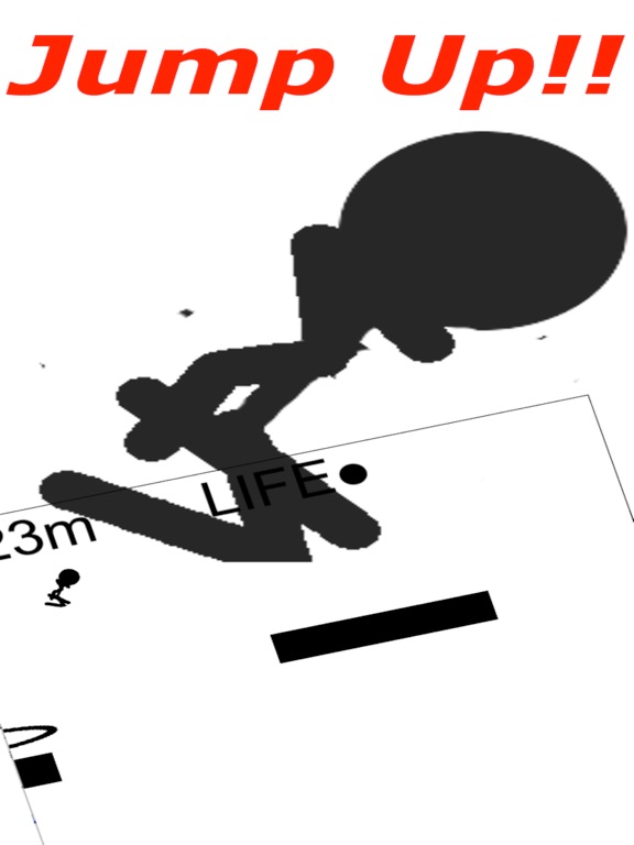 Screenshot #6 pour Jump!!~Free 2D stick figure scroll action game~