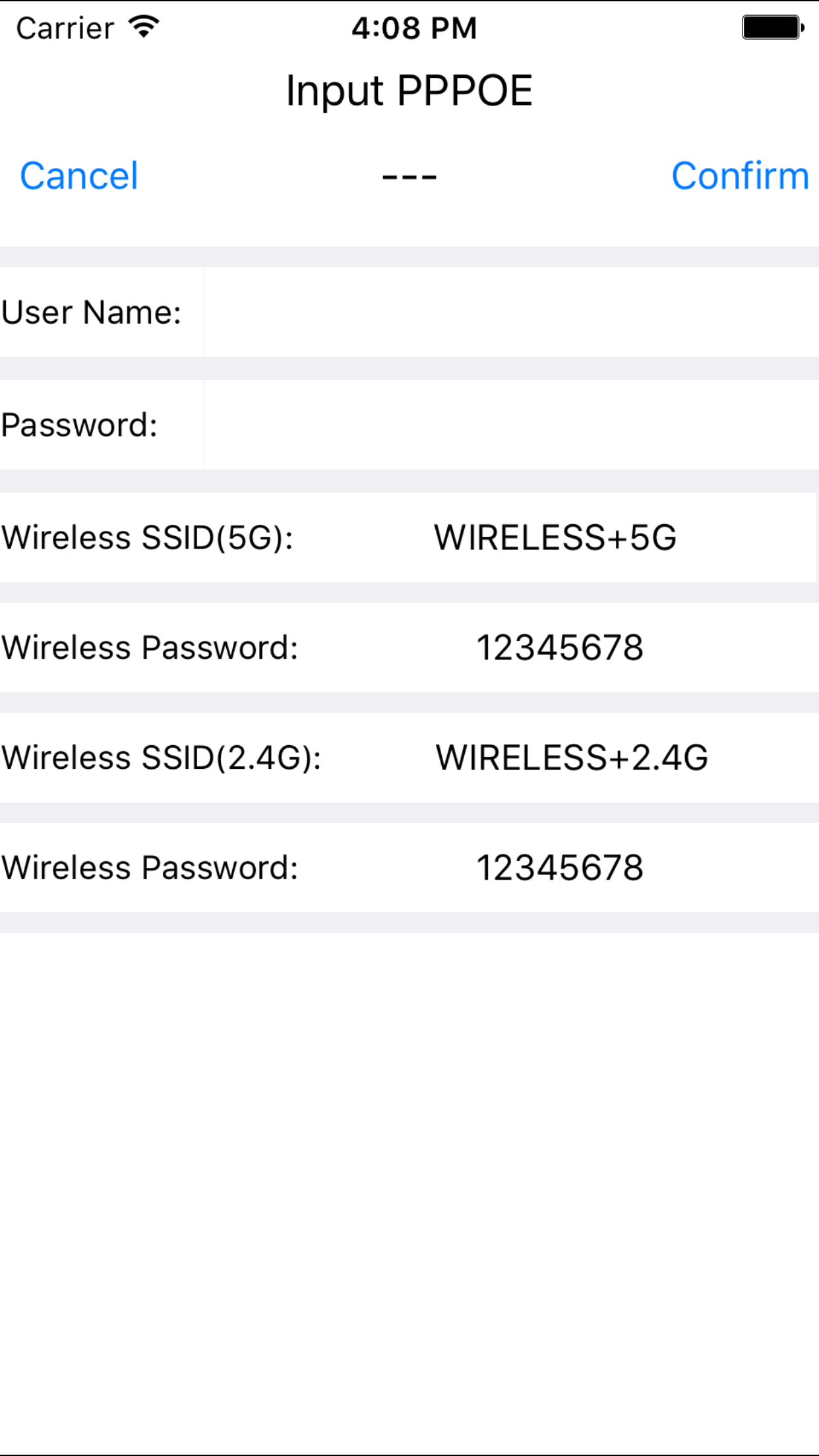 Router Setting