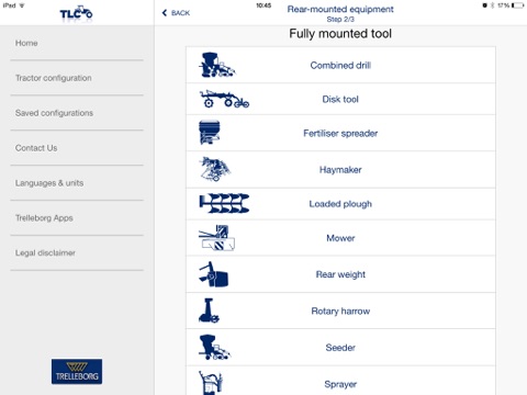 Trelleborg Load Calculator HD screenshot 2