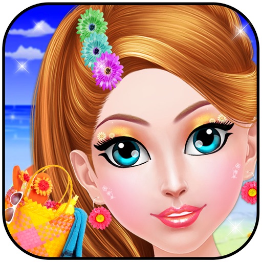 Summer Beach Makeover - Real summer makeup salon virtual makeover games icon