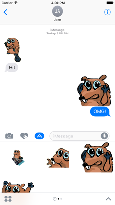 Beaver Time - stickers, emojis, smiles screenshot 2