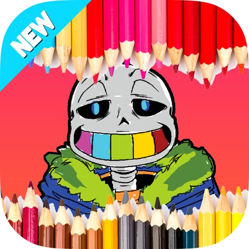 Kids Coloring Drawing - for Sans Undertale