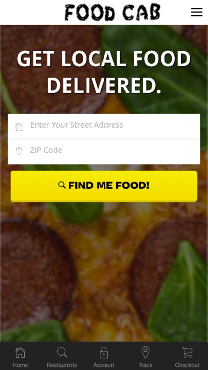 Food Cab Restaurant Delivery Service