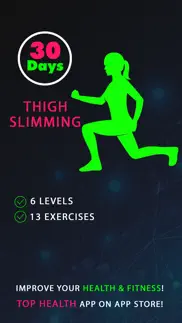 30 day thigh slimming fitness challenges iphone screenshot 1