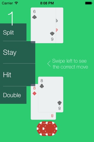 The Red Ace - Blackjack Card Counting Trainer screenshot 2