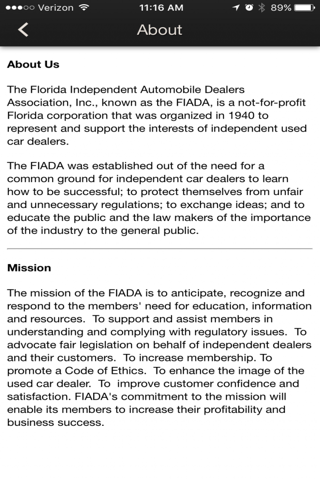 Florida Independent Automobile Dealers Association screenshot 3