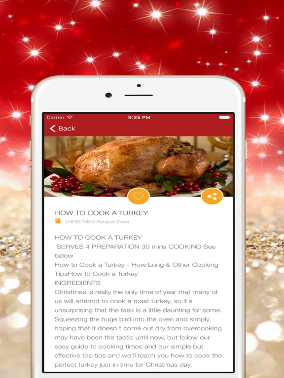 Screenshot #4 pour Healthy Food Recipes & Recette Tasty Pour Noël App