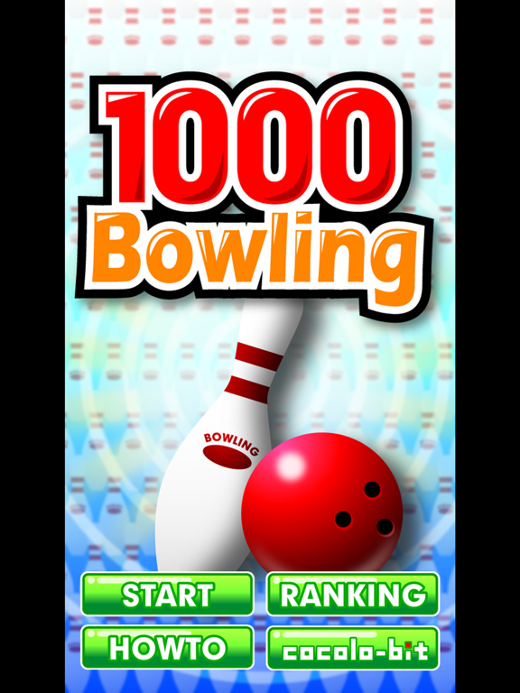 Bowling1000 iPad screenshot