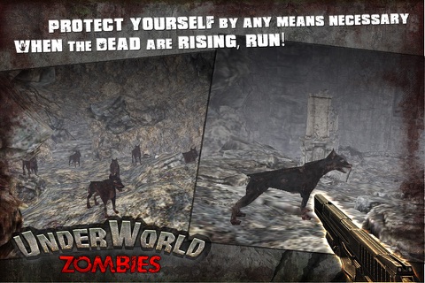 Underworld Resident Canines - Underground Dungeon Survival Zombie Game screenshot 2
