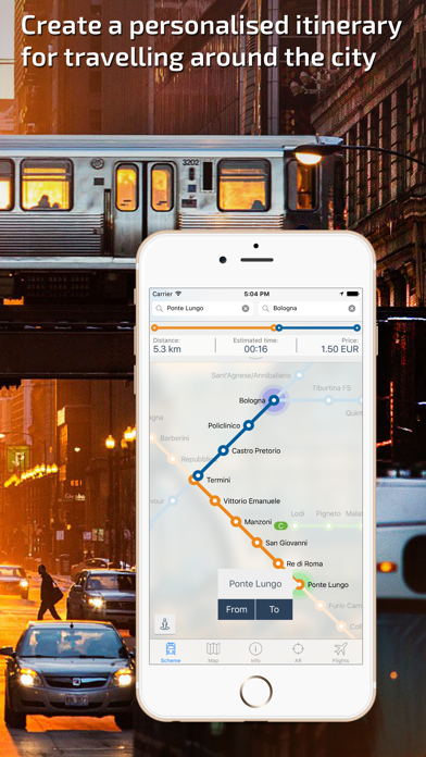 Rome Metro Guide and Route Planner Screenshot