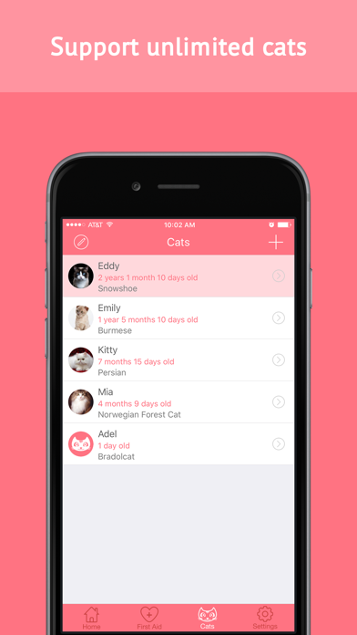 Cat Buddy Pro - My Cat File and First Aid Screenshot 5