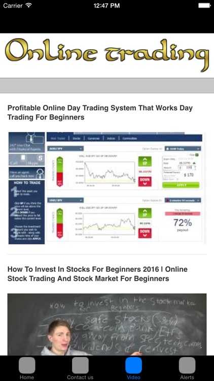 Online Trading Idea - Stock Market & Forex Trading