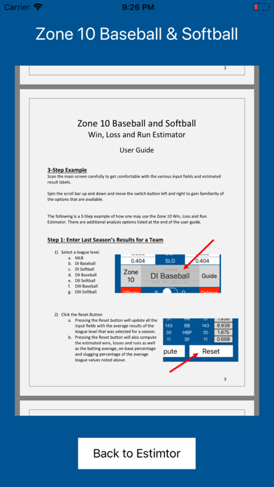 Zone10Stats: Baseball Softball screenshot 2