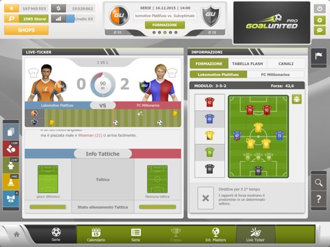 goalunited PRO – the football manager for experts screenshot 2