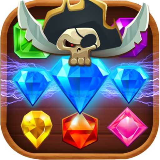 Lost Pirate Treasure Jewels - Jewels Hunter Mania iOS App