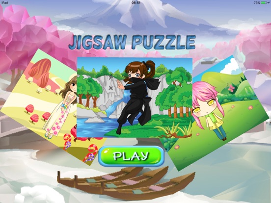 Anime Jigsaw Puzzle 4Th Grade Learning Games Free iPad screenshot