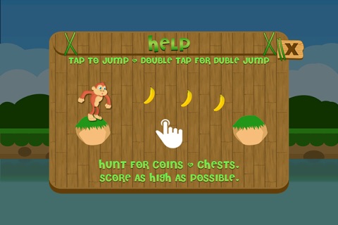 Adventure of Jumping Monkey - cool air bouncing race mania screenshot 3