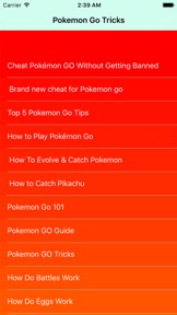Guide for Pokemon Go - cheats tips & tricks screenshot