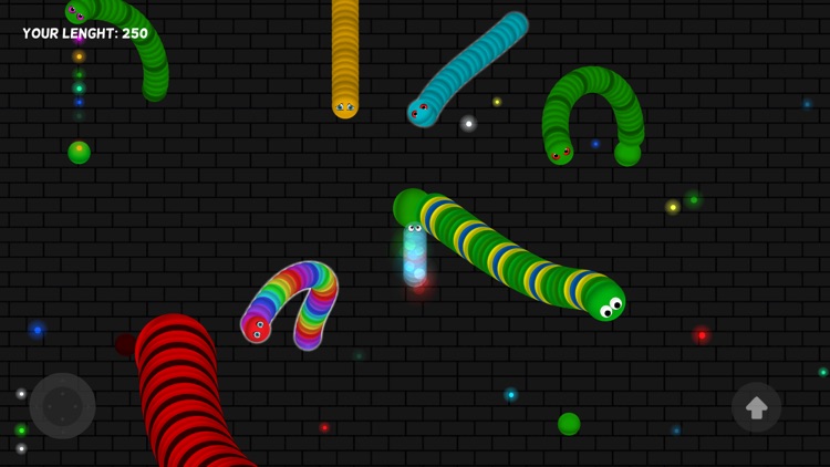 Snake Anaconda Dot & Eat Color Games