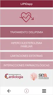 lipidapp iphone capturas de pantalla 1