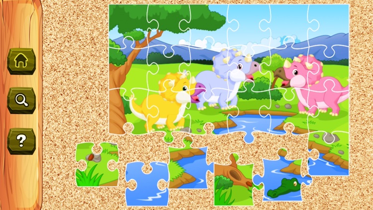 Dino Puzzle Jigsaw Games - Dinosaur Puzzles