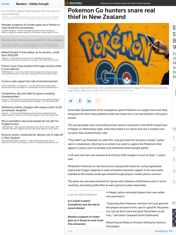 Funny News iPad screenshot 2 - Entertainment app