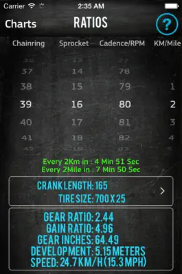 Game screenshot Bike Gear Calculator : Bike Gears, Cycling Gear apk