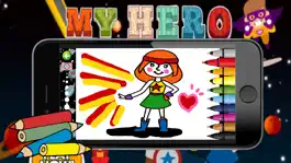 Game screenshot Super Power Girls Mom&Dad Family coloring book fun starter game hack