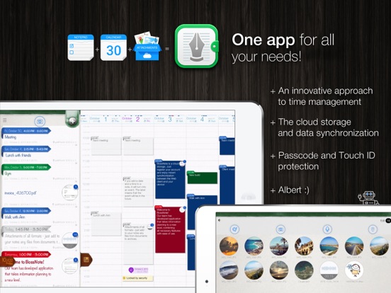 BossNote iPad screenshot 1 - Productivity app