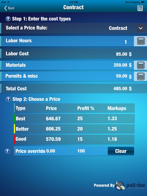 Screenshot #6 pour Profit Pricer