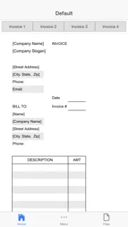 business invoices iphone screenshot 1