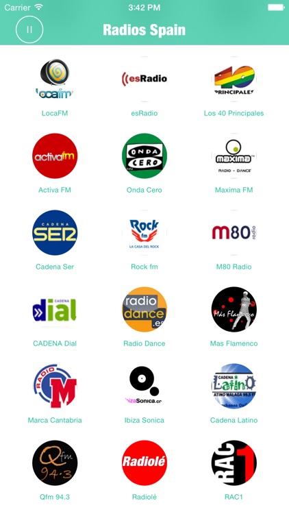 Radios España (Radio Spain FM) - Cadena Dial Rock