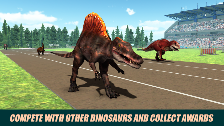 #1. Jurassic Dino Racing Challenge 3D (iOS) 由: Tayga Games OOO