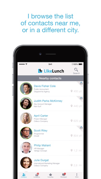 LikeLunch: the business meet-ups application